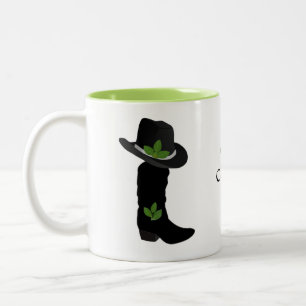 Tasse 2 Couleurs Bay Leaf, Cowgirl Black Casquette & Boot