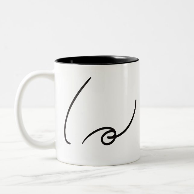 Tasse 2 Couleurs Be Kind Shorthand (Gauche)