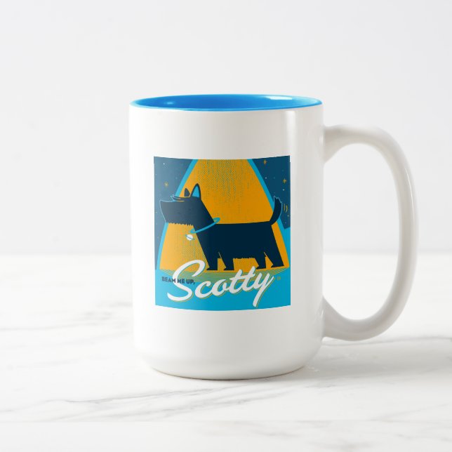 Tasse 2 Couleurs Beam Me Up Scotty (Droit)