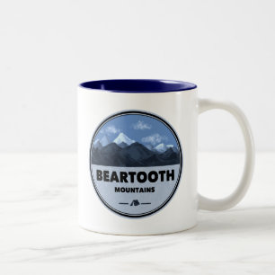 Tasse 2 Couleurs Beartooth Mountains Montana Wyoming Camping
