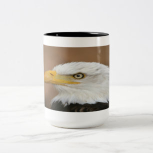 Tasse 2 Couleurs Beau aigle à tête blanche