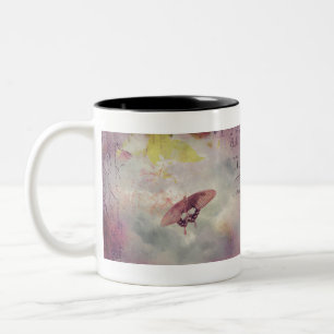 Tasse 2 Couleurs Beau Papillon