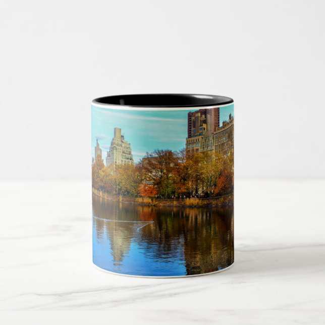 Tasse 2 Couleurs Beau paysage du Central Park NYC (Centre)