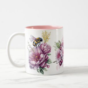 Tasse 2 Couleurs Beauté florale