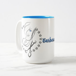 Tasse 2 Couleurs Beautician Cheveux Personnalisé