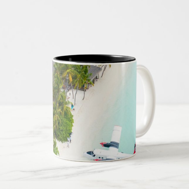 Tasse 2 Couleurs Beaux animaux marins (Devant droit)