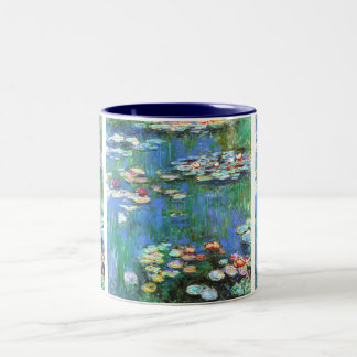 Tasse 2 Couleurs Beaux-arts 1916 de Claude Monet de nénuphars