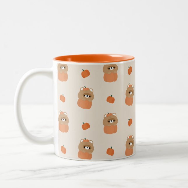 Tasse 2 Couleurs Beaver Halloween (Gauche)