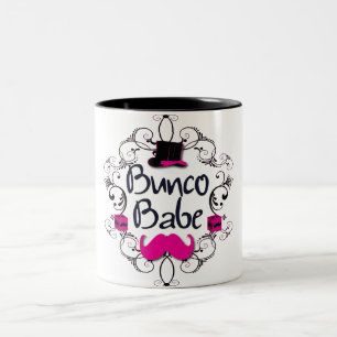 Tasse 2 Couleurs Bébé de Bunco avec le casquette supérieur rose 