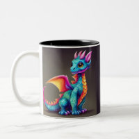 Bébé dragon mignon