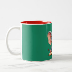 Tasse 2 Couleurs Bébé Éléphant Sage
