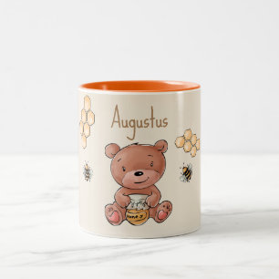 Tasse 2 Couleurs Bébé mignon Honey Bear Cub