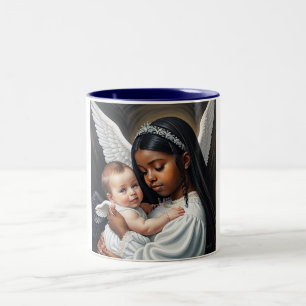 Tasse 2 Couleurs bébés anges