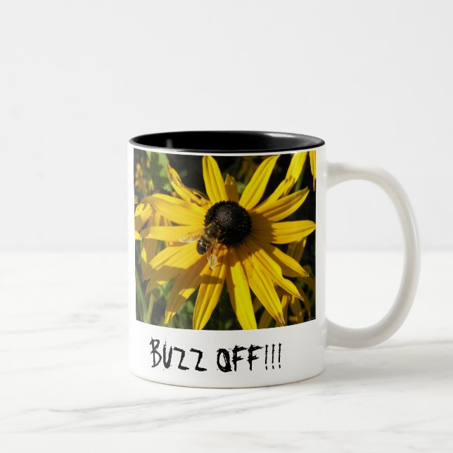 Tasse 2 Couleurs beeflowernamelarge, beeflowernamelarge, (Droit)