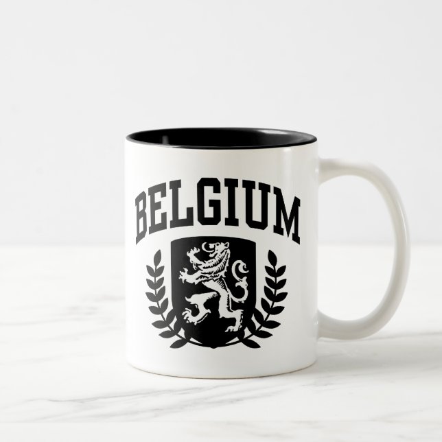 Tasse 2 Couleurs Belgique (Droit)