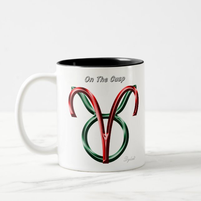 Tasse 2 Couleurs Bélier Taurus Sur Le Signe Zodiaque Astrologie Cui (Gauche)