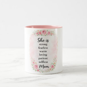 Tasse 2 Couleurs Belle Bonne Fête des Mères Maman