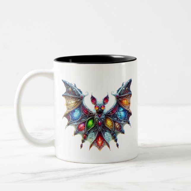 Tasse 2 Couleurs Belle chauve-souris (Gauche)