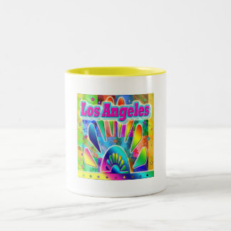 Tasse 2 Couleurs Belle Coupe du Sun & Palms de Los Angeles