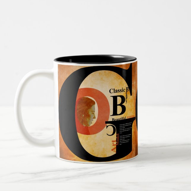 Tasse 2 Couleurs Belle femme (Gauche)