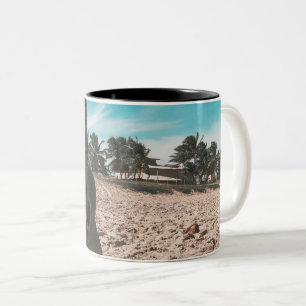 Tasse 2 Couleurs Belle guitare acoustique