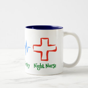 Tasse 2 Couleurs Belle infirmière, Naughty infirmière, Night Nurse