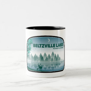 Tasse 2 Couleurs Beltzville Lake Pennsylvania Deer