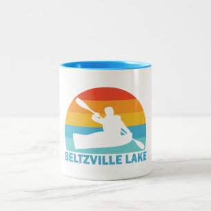 Tasse 2 Couleurs Beltzville Lake Pennsylvanie Kayak