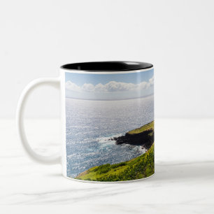 Tasse 2 Couleurs belvédère de haleokane et océan pacifique