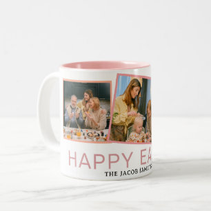 Tasse 2 Couleurs Bénédiction moderne élégante Famille de Pâques Tro