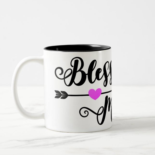 Tasse 2 Couleurs Béni maman (Gauche)