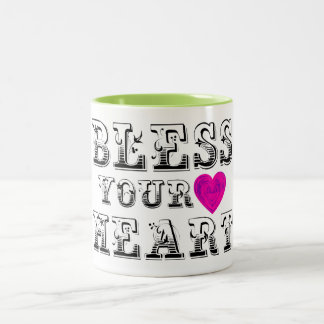 Tasse 2 Couleurs Bénissez votre coeur