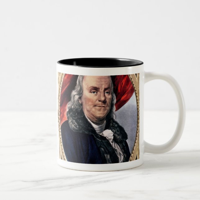 Tasse 2 Couleurs Benjamin Franklin 1847 (Droit)
