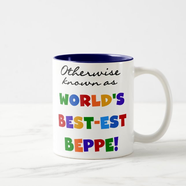 Tasse 2 Couleurs Beppe le plus connu (Droit)