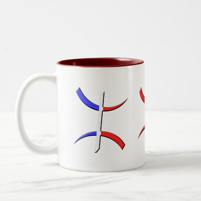 Tasse 2 Couleurs berbe d'aza (Gauche)