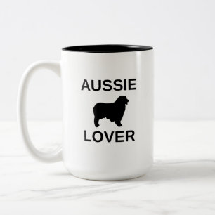Tasse 2 Couleurs berger australien aussie amant