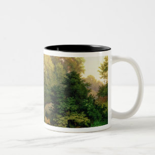Tasse 2 Couleurs Berger et bergère dans un paysage allemand