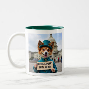 Tasse 2 Couleurs Bernie Sanders Est Mon Héros