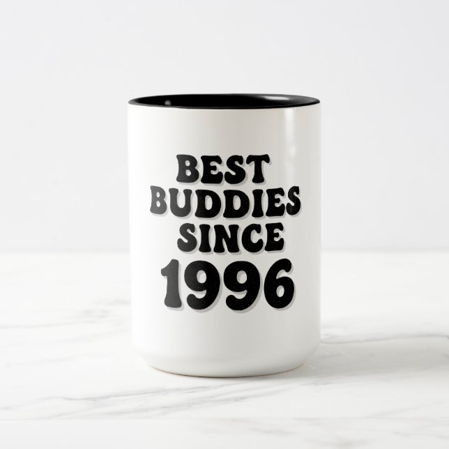 Tasse 2 Couleurs Best Buddies depuis 1996 Design (Centre)