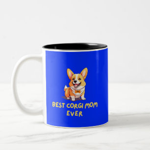 Tasse 2 Couleurs Best Corgi Mom Ever, Cadeau pour Amoureux de les c