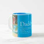 Tasse 2 Couleurs Best Dad Daddy Father Definition 4 Photo Sky Blue<br><div class="desc">Personalise for your special dad,  daddy or father to create a unique gift for Father's day,  birthdays,  Christmas or any day you want to show how much he means to you. A perfect way to show him how amazing he is every day. Designed by Thisisnotme©</div>
