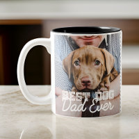 Best Dog Dad Ever Modern Custom Photo and Dog Name