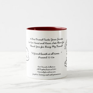 Tasse 2 Couleurs Best Friends Collection Secrets