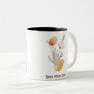 Tasse 2 Couleurs Best Mom Ever Mother's Day