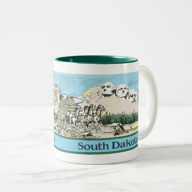 Tasse 2 Couleurs Best of South Dakota (Devant droit)