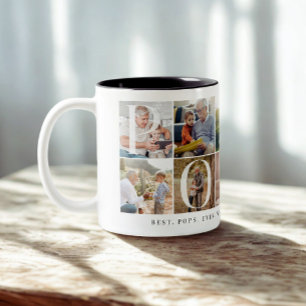 Tasse 2 Couleurs Best Pops Ever, 10 Cadeau de la grille photo pour 