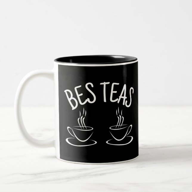 Tasse 2 Couleurs Besties Funny  Friendship (Gauche)