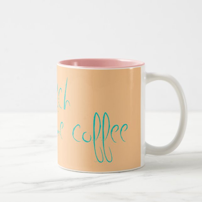 Tasse 2 Couleurs Betch, m'obtiennent du café (Droit)