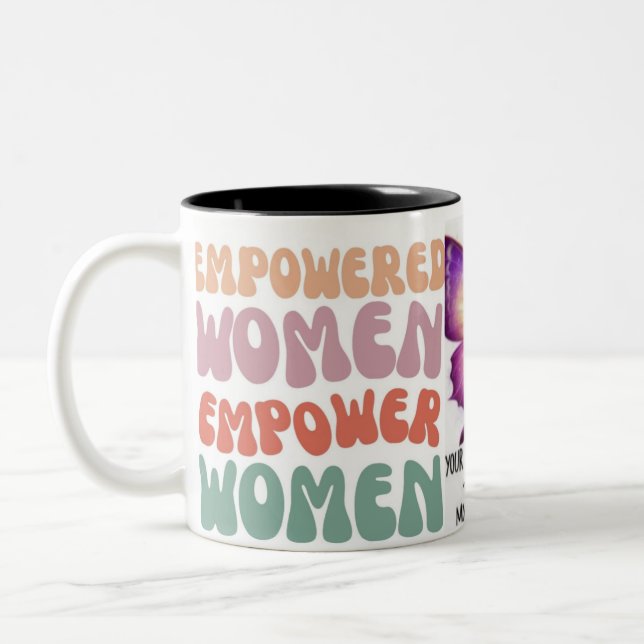 TASSE 2 COULEURS BETTER VOLER ET AUTONOMISER LES FEMMES À DISSIMULE (Gauche)