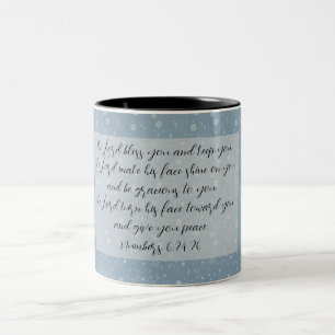 Tasse 2 Couleurs Bible chrétienne Verse Art